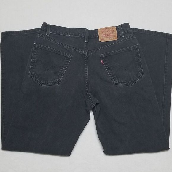 VINTAGE Black Levi's Jeans - Picture 8 of 12